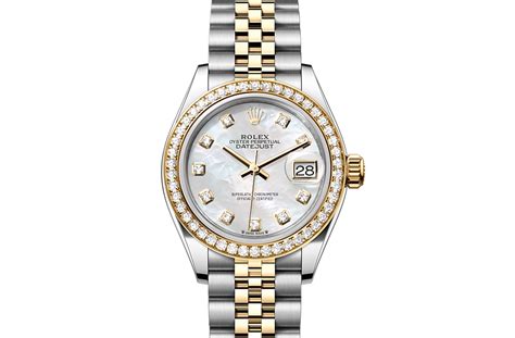 rolex lady-datejust oyster 28 mm yellow gold and diamonds|rolex lady datejust 28mm price.